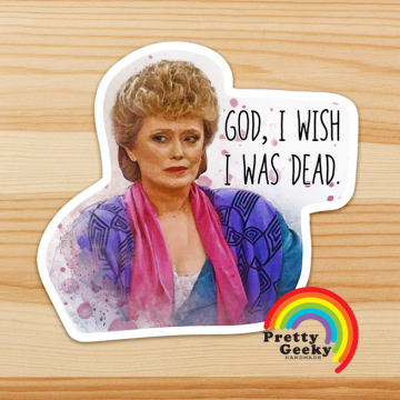 Golden Friends Sticker: Blanche