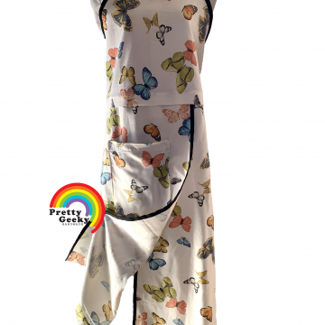 Butterfly Pottery Apron