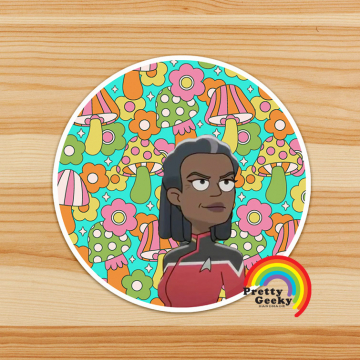 Groovy Star Trek Captain Sticker : Captain Freeman