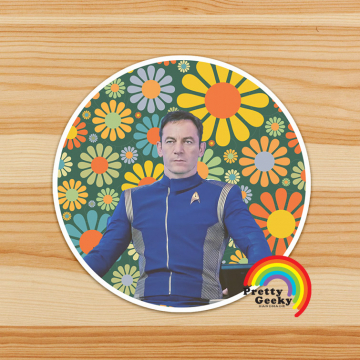 Groovy Star Trek Captain Sticker : Captain Lorca