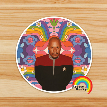 Groovy Star Trek Captain Sticker : Captain Sisko