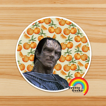 Vintage Floral Star Trek Villain Sticker : Gul Dukat