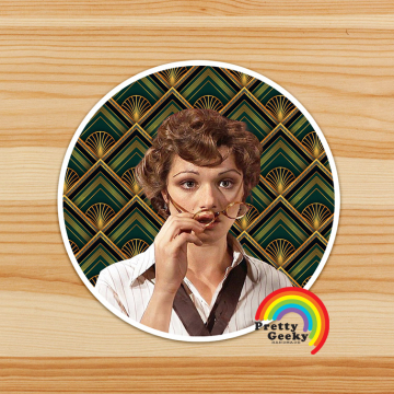 Art Deco The Mummy Sticker : Evelyn