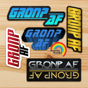 4" Morally Bankrupt Gronp Sticker