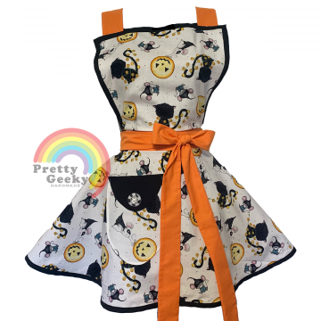 Halloween Kitty Apron