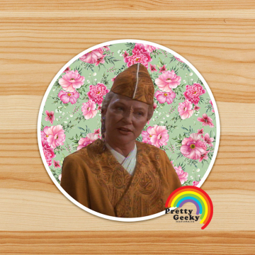 Vintage Floral Star Trek Villain Sticker : Kai Winn