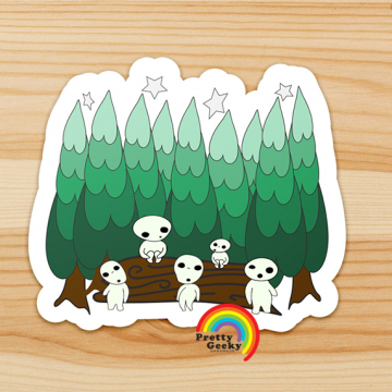 Ghibli Sticker - Kodama Spirits