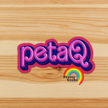 Pink PetaQ Sticker