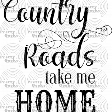 Country Roads Digital File Set