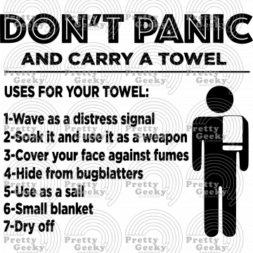 Don't Panic Digital File Set