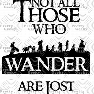 Not All Those Who Wander Digital File Set