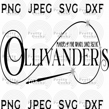 Magical Wand Shoppe Digital File Set