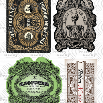 Magical Apothecary Labels Digital File Set