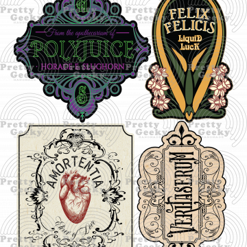 Magical Apothecary Labels Digital File Set