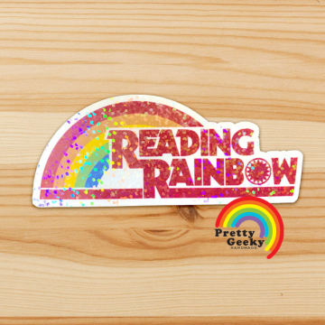 Holographic Reading Rainbow Sticker