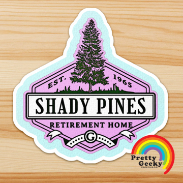 Golden Friends Sticker: Shady Pines