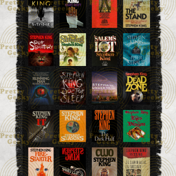 Horror Book King Blanket
