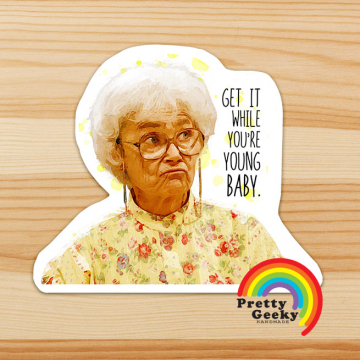 Golden Friends Sticker: Sophia