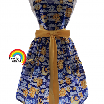 Sun Moon Stars Apron