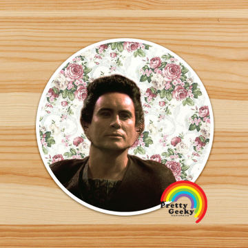 Vintage Floral Star Trek Villain Sticker : Weyoun